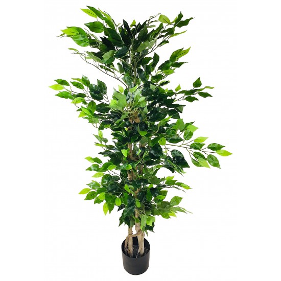 Artificial Ficus Tree with Natural Trunk 125cm